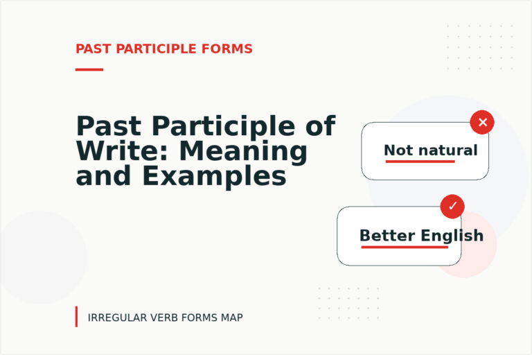 Past Participle of Write: Meaning and Examples Past Participle of Write: Meaning and Examples