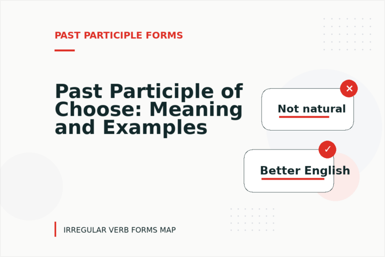 Past Participle of Choose: Meaning and Examples Past Participle of Choose: Meaning and Examples