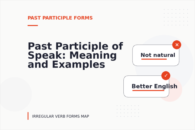 Past Participle of Speak: Meaning and Examples Past Participle of Speak: Meaning and Examples