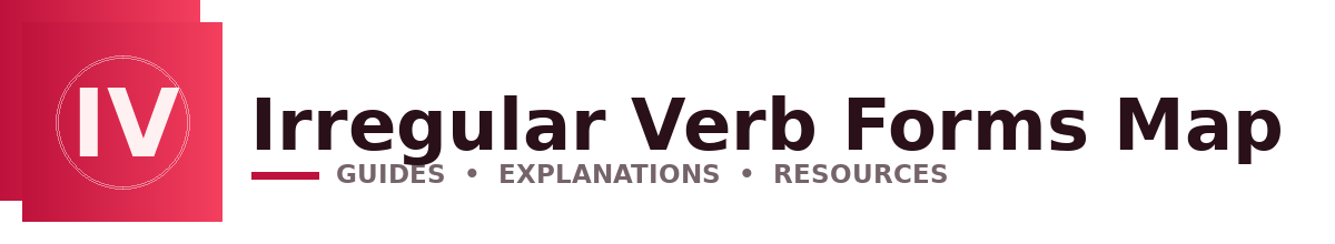 Irregular Verb Forms Map