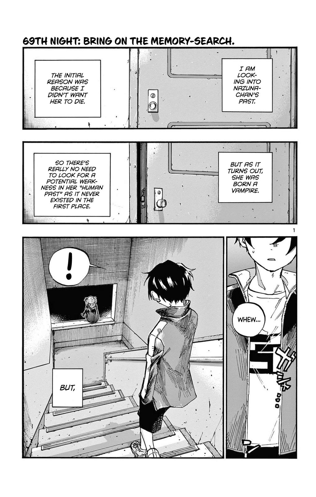 Yofukashi no Uta Chapter 69 Page 1