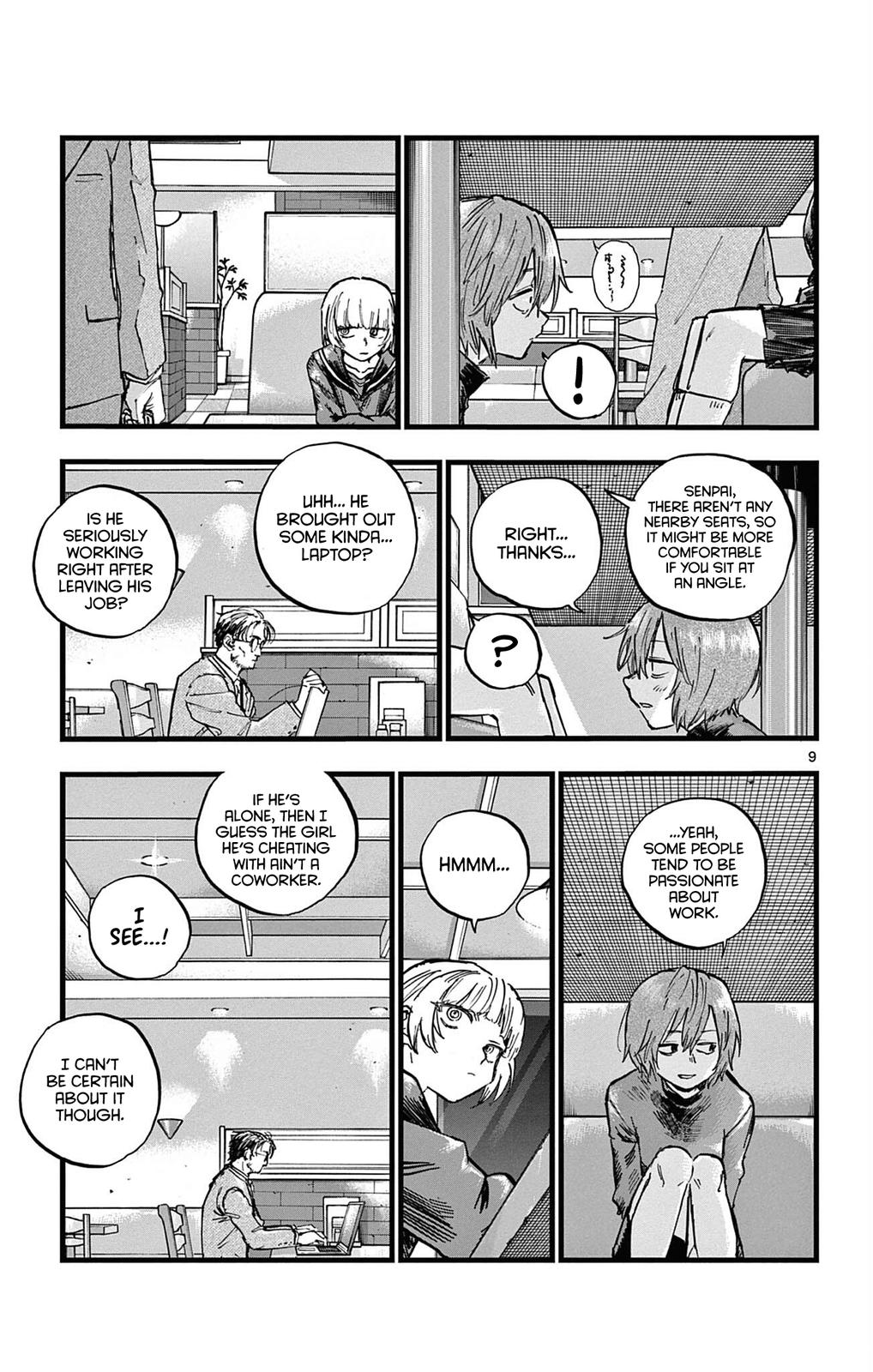 Yofukashi no Uta Chapter 78 Page 9