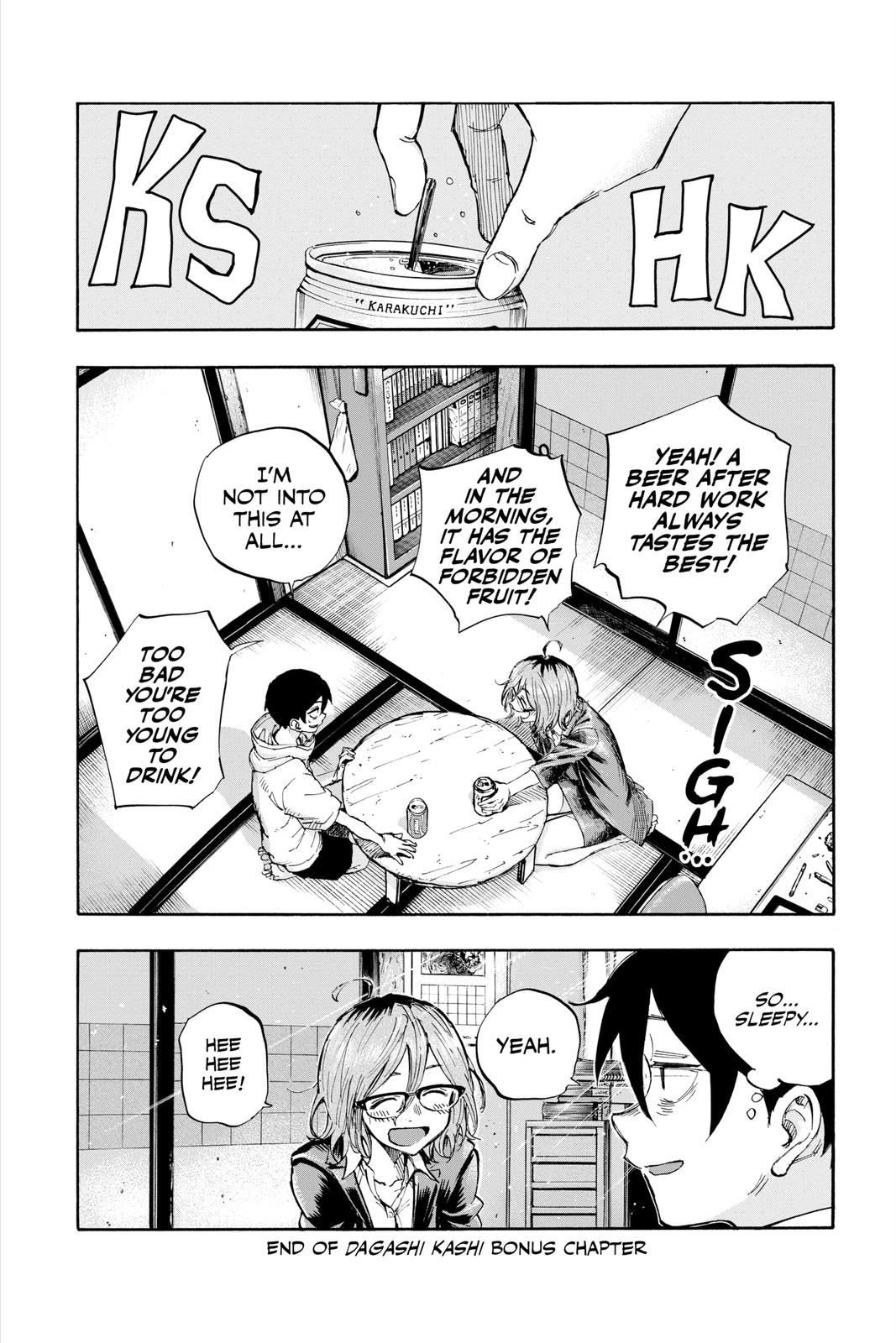 Yofukashi no Uta Chapter 69.5 Page 8