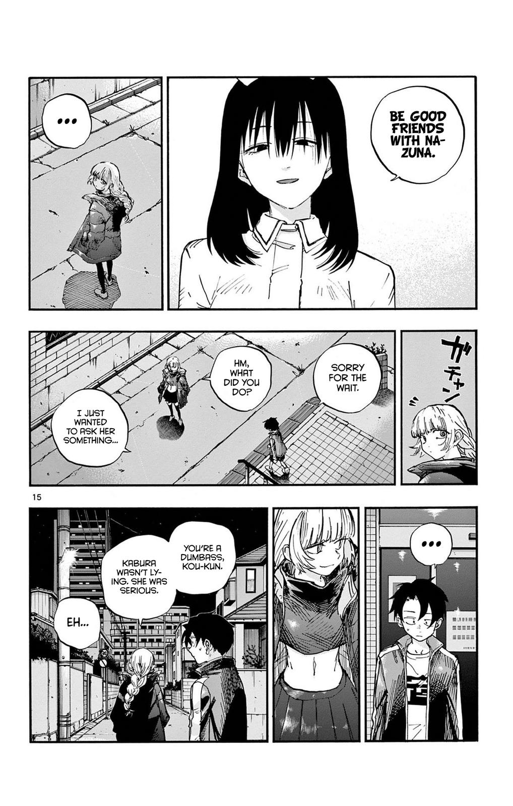 Yofukashi no Uta Chapter 64 Page 15
